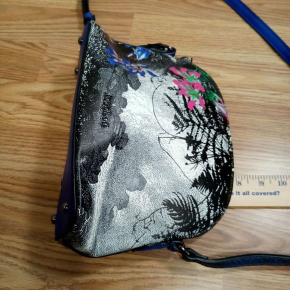 Desigual Deia Cross Body Purse Floral Small - Picture 11 of 12